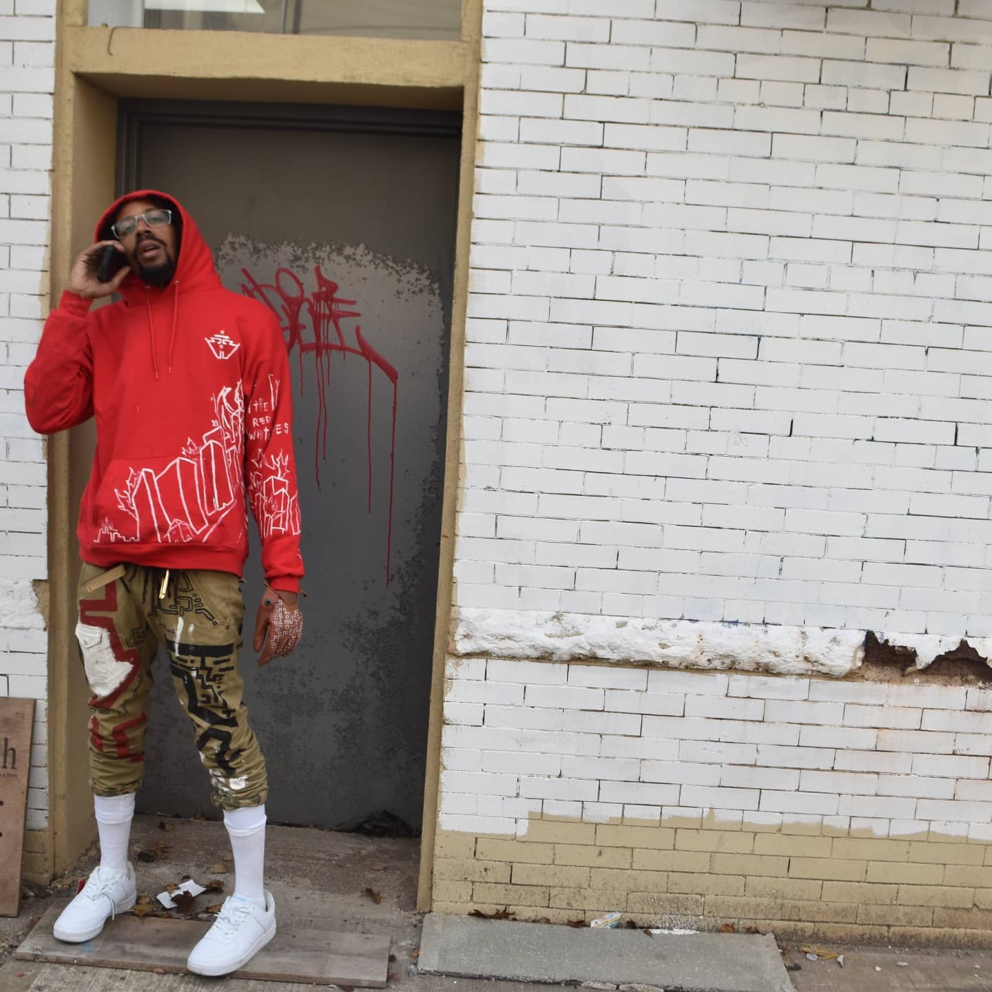 Hooded Sweatshirt (RED)